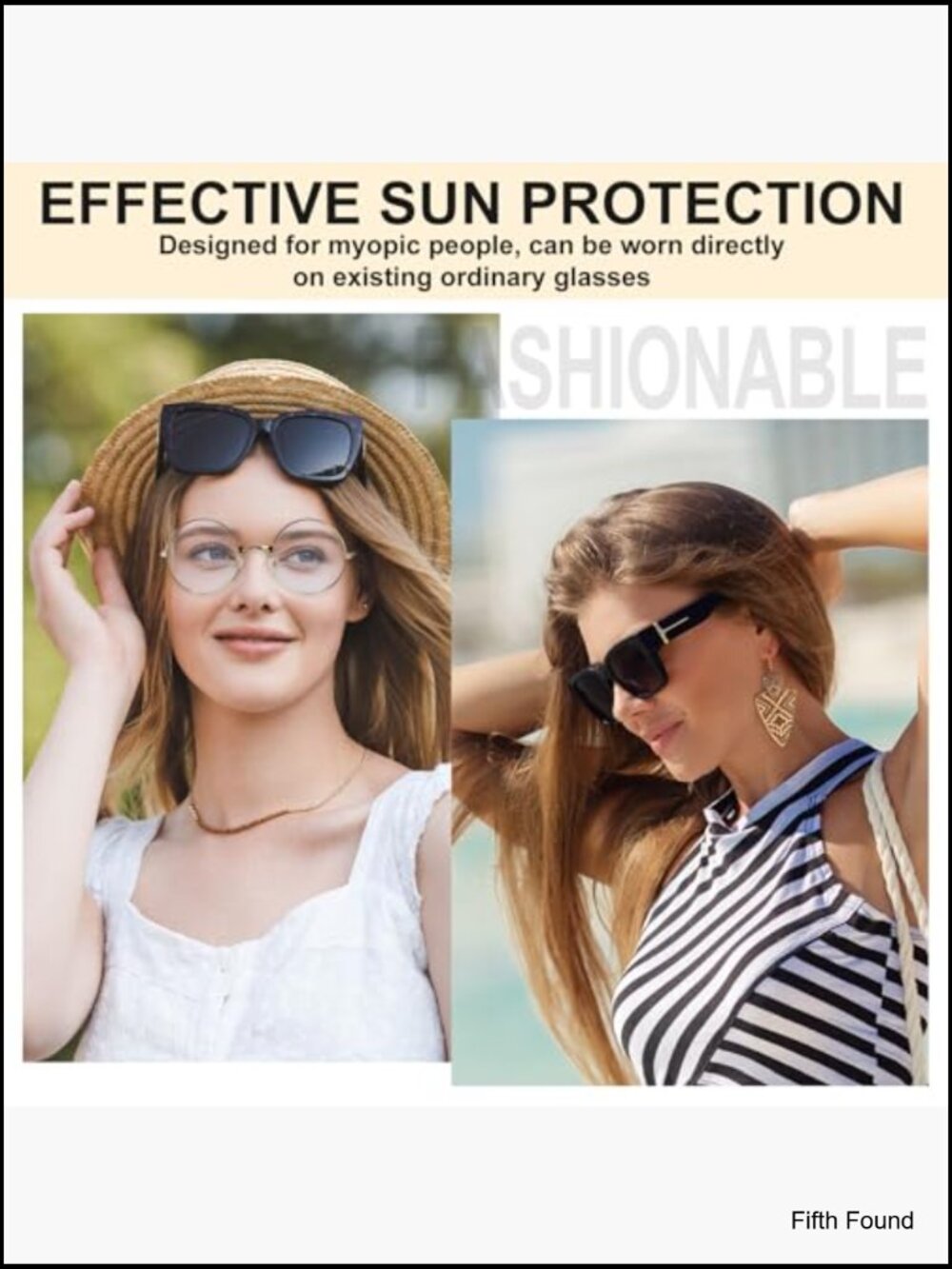 2 Pairs Polarized Fit Over Glasses Sunglasses for Women, Lightweight OTG UV400 - Picture 6 of 7